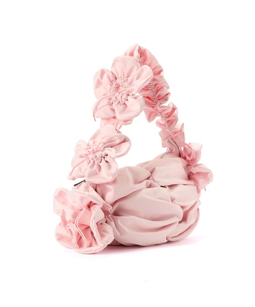 Casselini(キャセリーニ)の「Casselini(キャセリーニ) 2WAY blooming bag(ショルダーバッグ・レディース・ブラック/カーキ/ピンク/ドット/シルバー/ミント・FREE)」の8枚目の写真