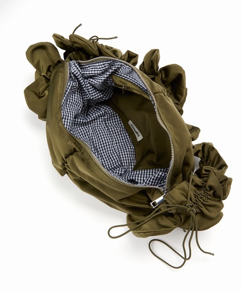 Casselini(キャセリーニ)の「Casselini(キャセリーニ) 2WAY blooming bag(ショルダーバッグ・レディース・ブラック/カーキ/ピンク/ドット/シルバー/ミント・FREE)」の20枚目の写真