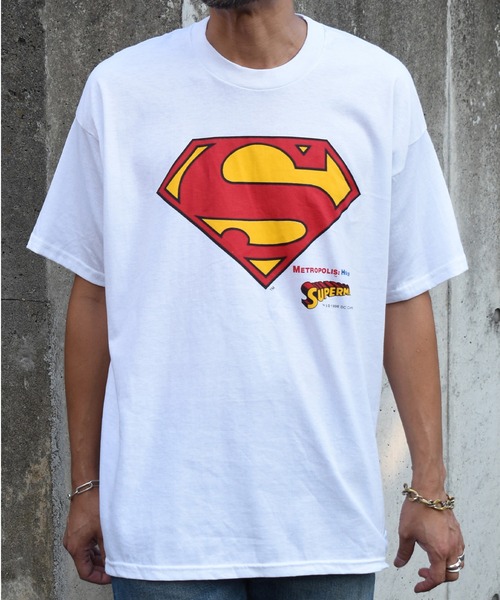 SUPERMAN（スーパーマン）の「【USED】90’s Fruit of the Loom デッドストック “SUPERMAN” ロゴ Tシャツ（Tシャツ/カットソー・メンズ・ホワイト・X-LARGE）」の7枚目の写真