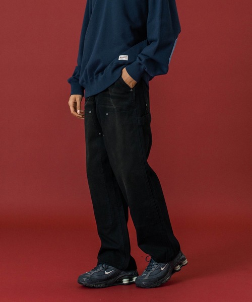 XLARGE（エクストララージ）の「FADED DOUBLE KNEE PANTS（その他パンツ・メンズ・ブラック/ブラウン/パープル・30inch/32inch/34inch/36inch）」の2枚目の写真