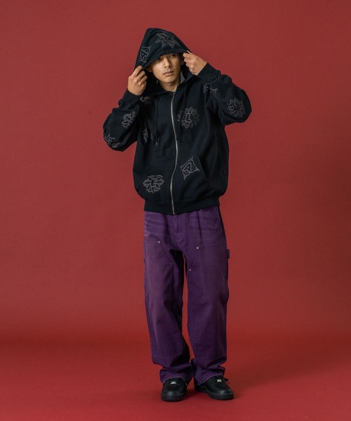 XLARGE（エクストララージ）の「FADED DOUBLE KNEE PANTS（その他パンツ・メンズ・ブラック/ブラウン/パープル・30inch/32inch/34inch/36inch）」の21枚目の写真