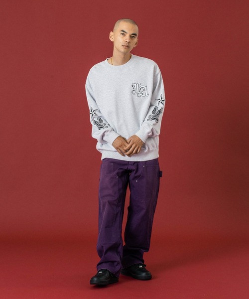 FADED DOUBLE KNEE PANTS（その他パンツ）｜XLARGE（エクストララージ