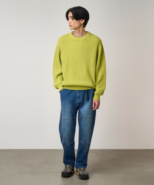 Gramicci(グラミチ)の「10OZ DENIM MOUNTAIN PANT|10オンスデニムマウンテンパンツ(デニムパンツ・メンズ・ブラック系1/ダークインディゴブルー/ブラック系2/ワンウォッシュ・S/M/L/XL)」の9枚目の写真