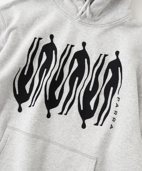 JOURNAL STANDARD（ジャーナルスタンダード）の「by Parra Connected guy hooded sweatshirt（パーカー・メンズ・ブラック/チャコールグレー・MEDIUM）」の6枚目の写真