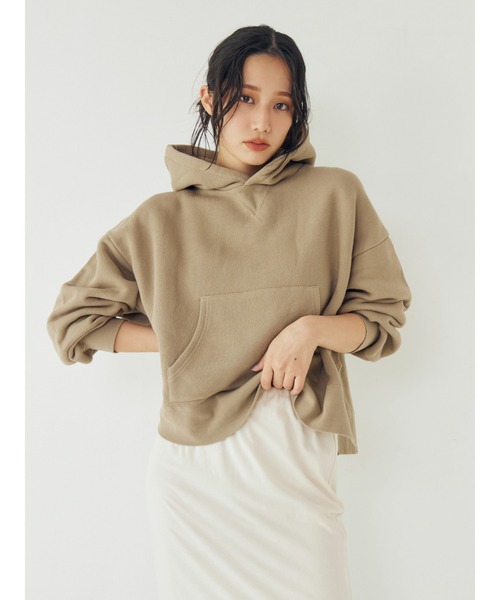 送料込 ungridスリットワイドパーカー モカ フリーサイズ アングリッド スリットワイドパーカー モカ - メルカリ