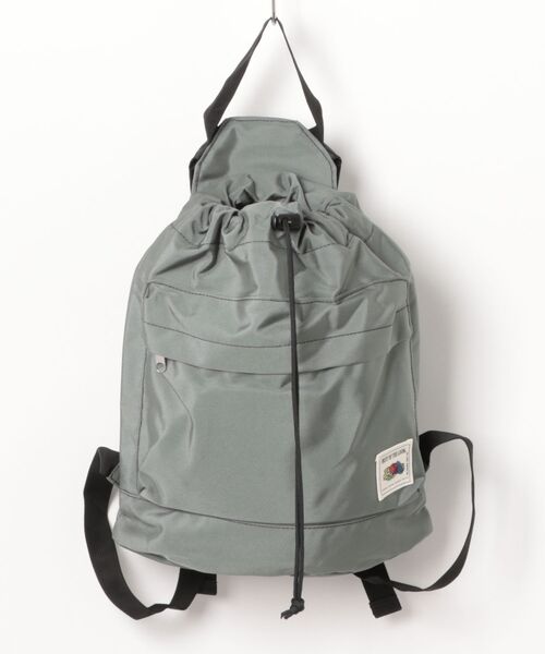 FRUIT OF THE LOOM(フルーツオブザルーム)の「FRUIT OF THE LOOM/フルーツオブザルーム COLOR PURSE BACKPACK(バックパック/リュック・レディース・グリーン/レッド/ピンク/イエロー/ベージュ/カーキ/ブラック/杢グレー・ONE SIZE)」の3枚目の写真