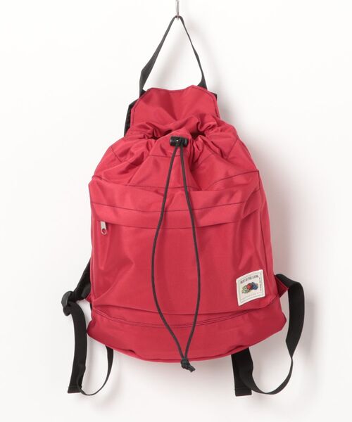 FRUIT OF THE LOOM(フルーツオブザルーム)の「FRUIT OF THE LOOM/フルーツオブザルーム COLOR PURSE BACKPACK(バックパック/リュック・レディース・グリーン/レッド/ピンク/イエロー/ベージュ/カーキ/ブラック/杢グレー・ONE SIZE)」の8枚目の写真