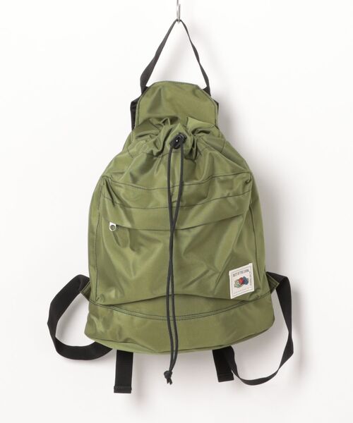 FRUIT OF THE LOOM(フルーツオブザルーム)の「FRUIT OF THE LOOM/フルーツオブザルーム COLOR PURSE BACKPACK(バックパック/リュック・レディース・グリーン/レッド/ピンク/イエロー/ベージュ/カーキ/ブラック/杢グレー・ONE SIZE)」の5枚目の写真