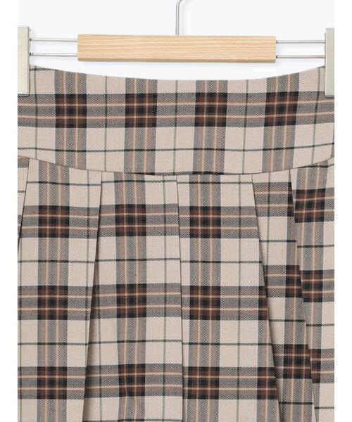 ehka sopo(エヘカソポ)の「アシメプリーツミニスカート(スカート・レディース・グレー/チャコールグレー/ベージュ・F)」の8枚目の写真