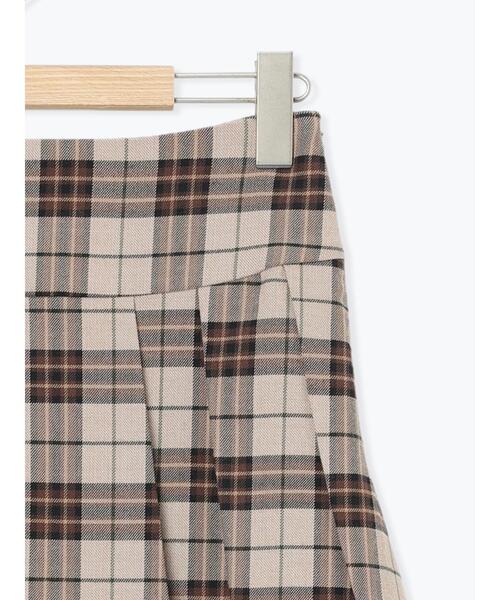 ehka sopo(エヘカソポ)の「アシメプリーツミニスカート(スカート・レディース・グレー/チャコールグレー/ベージュ・F)」の7枚目の写真