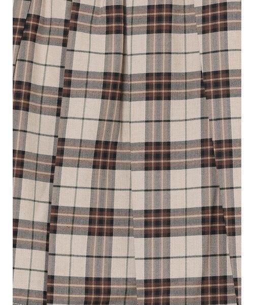 ehka sopo(エヘカソポ)の「アシメプリーツミニスカート(スカート・レディース・グレー/チャコールグレー/ベージュ・F)」の4枚目の写真