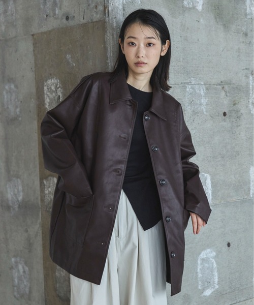 センタースリットシアーロンTee（Tシャツ/カットソー）｜feepur