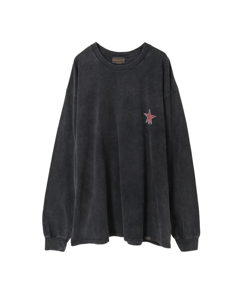 PENDLETON(ペンドルトン)の「【PENDLETON】BACK PRINT LONGSLEEVE TEE(Tシャツ/カットソー・レディース・ピンク/杢グレー/ブラック・SMALL/MEDIUM)」の4枚目の写真