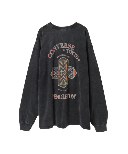 PENDLETON(ペンドルトン)の「【PENDLETON】BACK PRINT LONGSLEEVE TEE(Tシャツ/カットソー・レディース・ピンク/杢グレー/ブラック・SMALL/MEDIUM)」の5枚目の写真