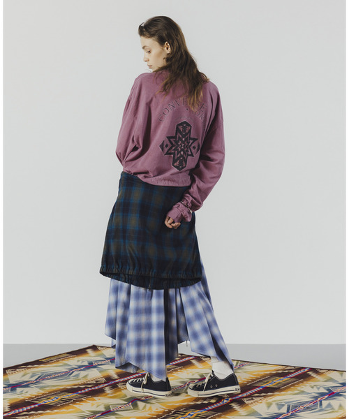 PENDLETON(ペンドルトン)の「【PENDLETON】BACK PRINT LONGSLEEVE TEE(Tシャツ/カットソー・レディース・ピンク/杢グレー/ブラック・SMALL/MEDIUM)」の9枚目の写真