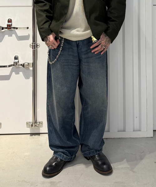Carhartt WIP(カーハートダブリューアイピー)の「CARHARTT WIP / カーハート ダブリューアイピー BRANDON PANT(デニムパンツ・メンズ・ネイビー・MEDIUM/LARGE)」の1枚目の写真