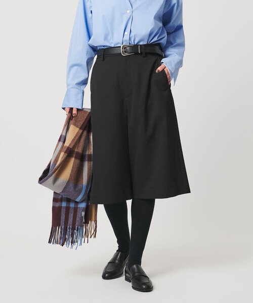 UNITED ARROWS（ユナイテッドアローズ）の「ギャバ ハーフパンツ（その他パンツ・レディース・ブラック/ダークグレー・36/38）」の5枚目の写真