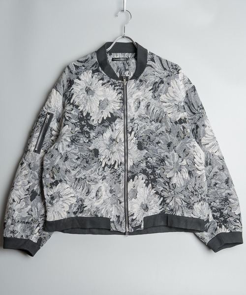 セール】ヴィンテージ フラワー ゴブラン織り MA-1 ジャケット(GW)（MA