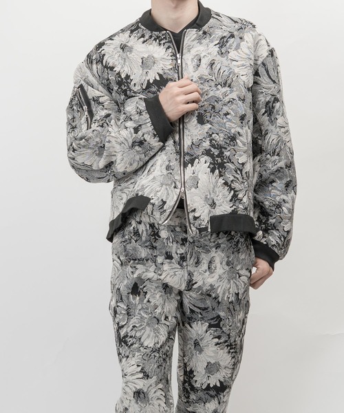 セール】ヴィンテージ フラワー ゴブラン織り MA-1 ジャケット(GW)（MA