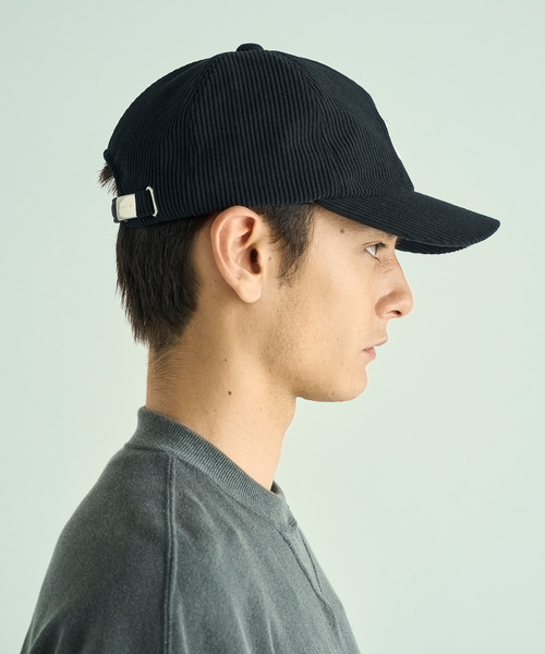 VICTIM（ヴィクティム）の「VICTIM ヴィクティム / ×CA4LA CORDUROY B.B CAP カシラコラボレーションコーデュロイキャップ / VTM-25-A-106（キャップ・メンズ・ブラック/ネイビー/ブラウン・FREE）」の4枚目の写真