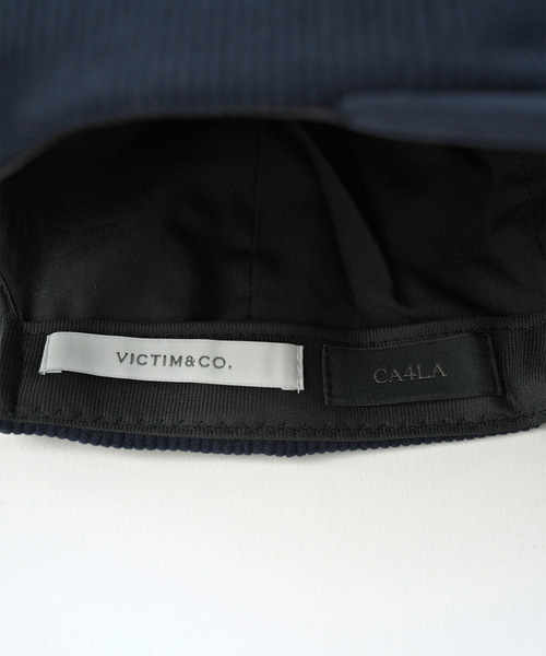 VICTIM（ヴィクティム）の「VICTIM ヴィクティム / ×CA4LA CORDUROY B.B CAP カシラコラボレーションコーデュロイキャップ / VTM-25-A-106（キャップ・メンズ・ブラック/ネイビー/ブラウン・FREE）」の11枚目の写真