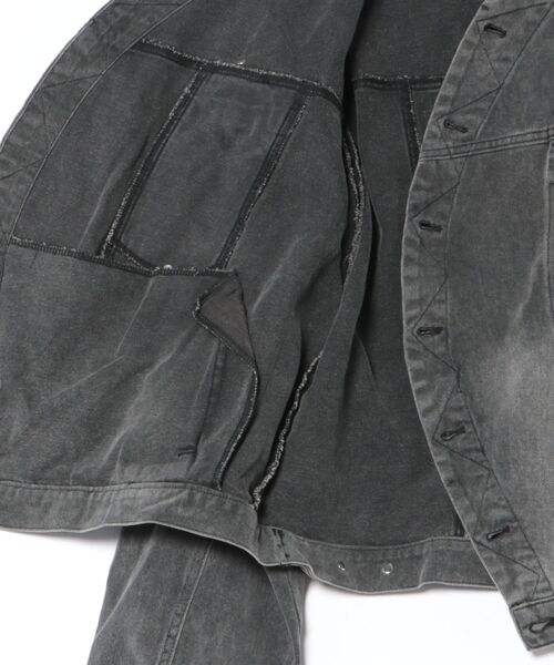 セール】a.p.o.v. カーブラップボタンフロントオーバーサイズ短丈