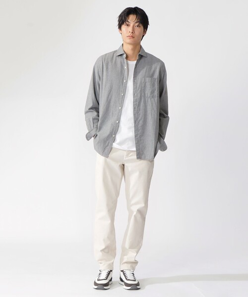 ECOALF(エコアルフ)の「FELIPE シャツ / FELIPE SHIRT MAN(シャツ/ブラウス・メンズ・グレー/ブルー系その他7・S/M/L)」の5枚目の写真