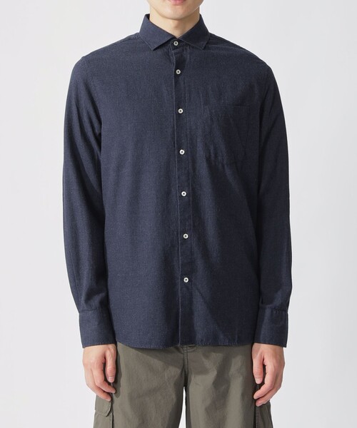 ECOALF(エコアルフ)の「FELIPE シャツ / FELIPE SHIRT MAN(シャツ/ブラウス・メンズ・グレー/ブルー系その他7・S/M/L)」の9枚目の写真
