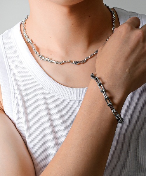 A'GEM/9 × .kom 『BENUSTA/べネスタ』Heavy Link Bracelet