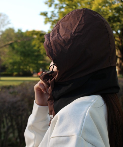 GERRY(ジェリー)の「【GERRY/ジェリー】2WAYフードネックウォーマー(撥水加工)(ネックウォーマー/スヌード・レディース・チャコールグレー/ブラック/ダークブラウン・FREE)」の21枚目の写真