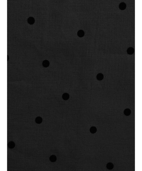 mizuiroind（ミズイロインド）の「mizuiro ind フロッキードットプリントシャツ（シャツ/ブラウス・レディース・オフホワイト/ネイビー/アイボリー/ブラック・FREE）」の9枚目の写真