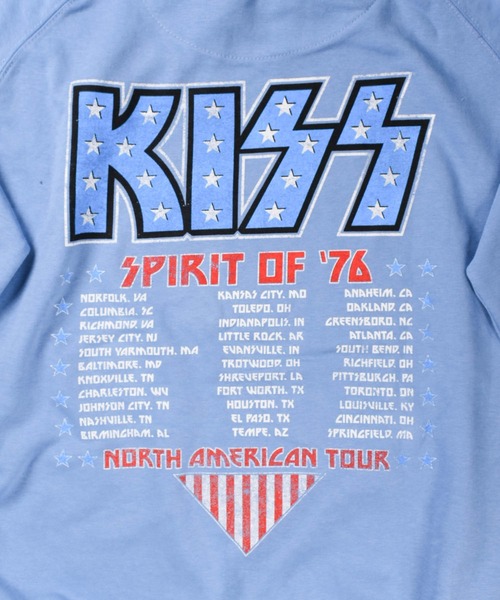 ROCK-OFF(ロックオフ)の「【ROCK-OFF】【AW】KISS AMERICANA HOODIE(パーカー・メンズ・ライトブルー・MEDIUM/LARGE/X-LARGE)」の8枚目の写真