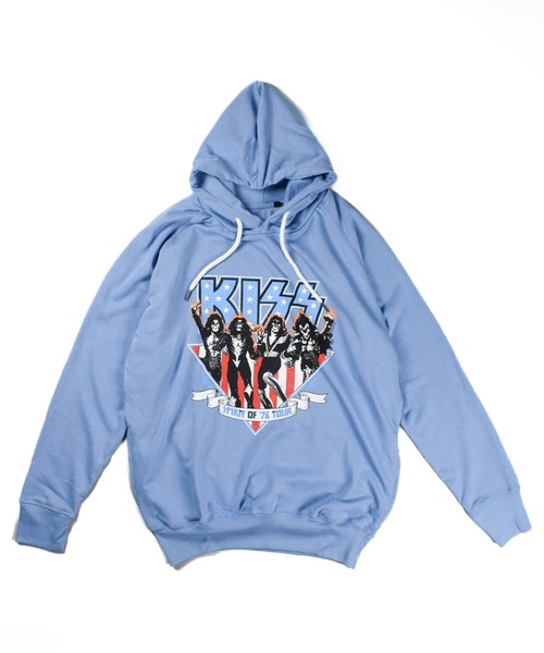 ROCK-OFF(ロックオフ)の「【ROCK-OFF】【AW】KISS AMERICANA HOODIE(パーカー・メンズ・ライトブルー・MEDIUM/LARGE/X-LARGE)」の9枚目の写真
