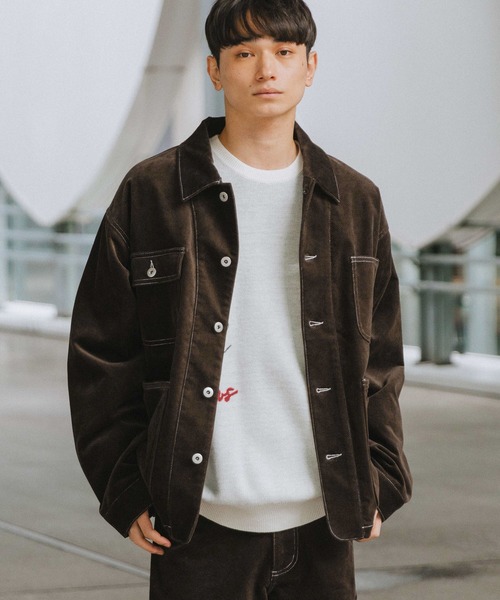 横浜フリューゲルス ジャケット＆パンツセット KAMIYA ダックブルゾン ワイドパンツスタイル -FASCINATE