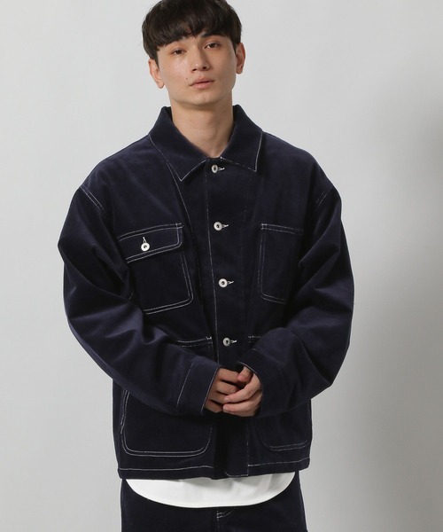 セットアップ可】ツイルコールワークジャケット / 592201（ブルゾン