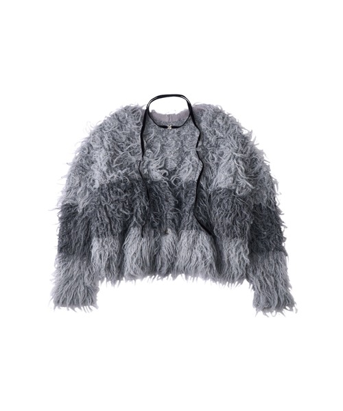 knuthmarf❤︎hooded cardigan knit/gray KNIT | tagged 