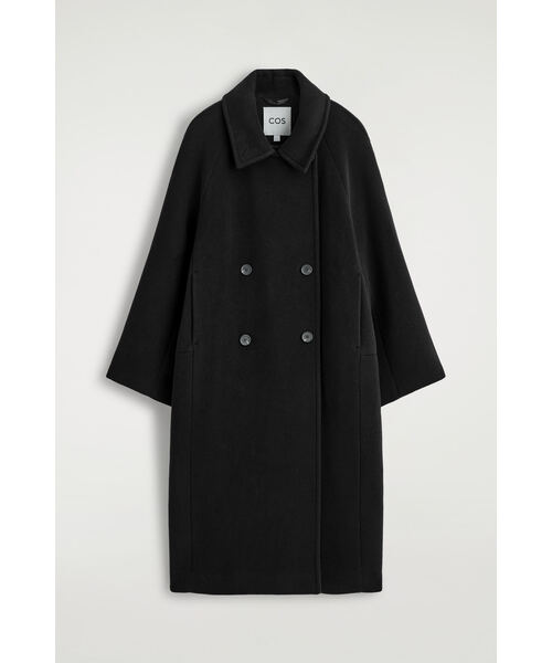 COS（コス）の「オーバーサイズ ダブルブレストウールコート（その他アウター・レディース・ダークグリーン/ブラック・M/L/S/XXS/XS）」の4枚目の写真