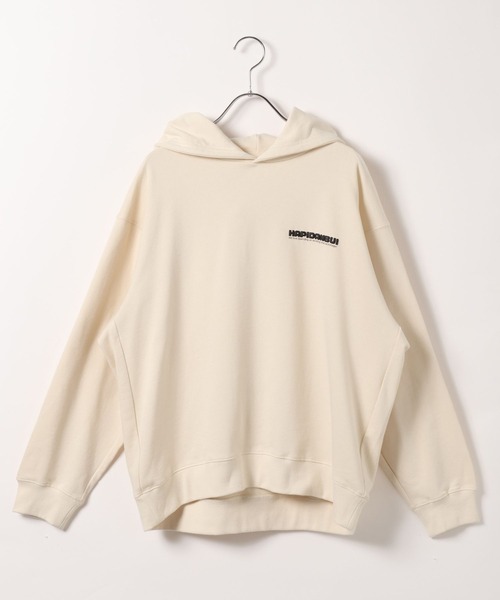 GLOBAL WORK（グローバルワーク）の「はぴだんぶい＊グラフィックパーカー/AND YUA ANY/595513（パーカー・キッズ・オフホワイト/カーキ・MEDIUM/SMALL）」の6枚目の写真