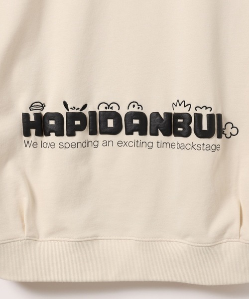 GLOBAL WORK（グローバルワーク）の「はぴだんぶい＊グラフィックパーカー/AND YUA ANY/595513（パーカー・キッズ・オフホワイト/カーキ・MEDIUM/SMALL）」の14枚目の写真