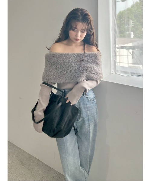 FRAY I.D（フレイアイディー）の「ベルトデザイントートバッグ（トートバッグ・レディース・ベージュ/ブラウン/ブラック・F）」の19枚目の写真