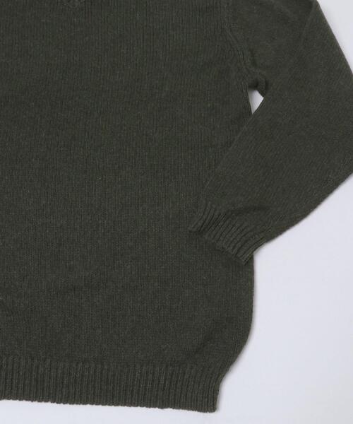 FORK&SPOON（フォークアンドスプーン）の「FORK&SPOON　コットンウールVネックニット（ニット/セーター・メンズ・ブラック/グレー系その他・4/5）」の19枚目の写真