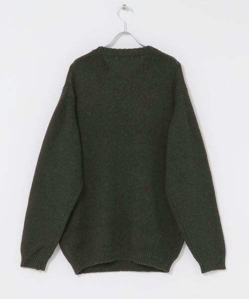 FORK&SPOON（フォークアンドスプーン）の「FORK&SPOON　コットンウールVネックニット（ニット/セーター・メンズ・ブラック/グレー系その他・4/5）」の20枚目の写真