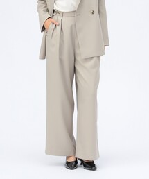 BEAMS HEART | アジャスト ワイドパンツ（セットアップ対応）(スラックス)