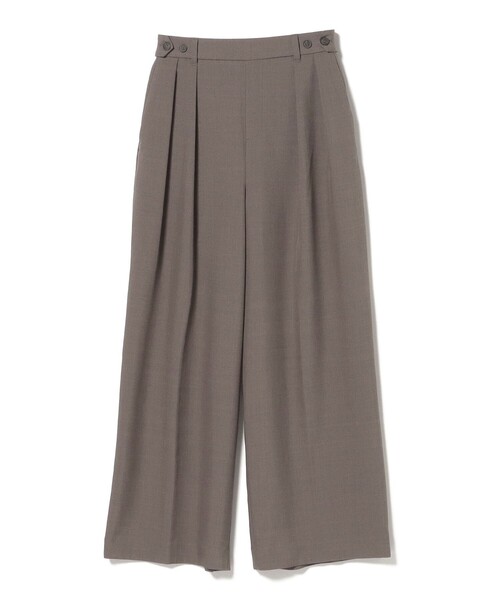 BEAMS HEART(ビームスハート)の「【セレモニー・ハレの日】アジャスト ワイドパンツ(セットアップ対応)(スラックス・レディース・グレー/ブラウン系その他2/ブラック・FREE)」の18枚目の写真