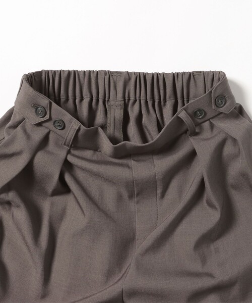 BEAMS HEART(ビームスハート)の「【セレモニー・ハレの日】アジャスト ワイドパンツ(セットアップ対応)(スラックス・レディース・グレー/ブラウン系その他2/ブラック・FREE)」の14枚目の写真