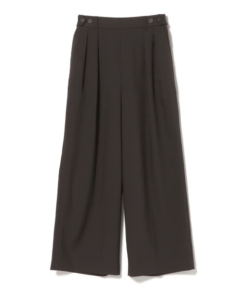 BEAMS HEART(ビームスハート)の「【セレモニー・ハレの日】アジャスト ワイドパンツ(セットアップ対応)(スラックス・レディース・グレー/ブラウン系その他2/ブラック・FREE)」の12枚目の写真