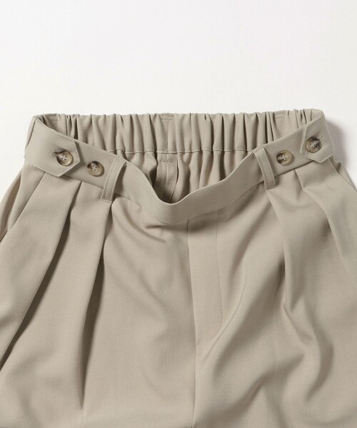 BEAMS HEART(ビームスハート)の「【セレモニー・ハレの日】アジャスト ワイドパンツ(セットアップ対応)(スラックス・レディース・グレー/ブラウン系その他2/ブラック・FREE)」の6枚目の写真