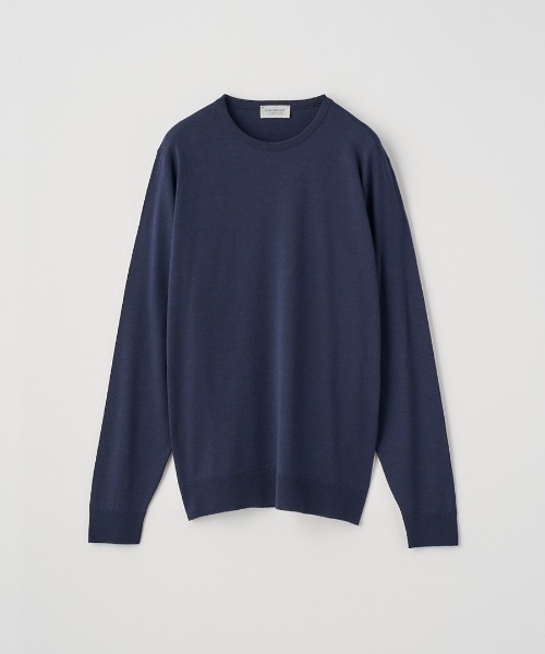 JOHN SMEDLEY ネイビー 長袖セーター ジョンスメドレー JOHN SMEDLEY JOHN SMEDLEY セーター LEVINE ニット