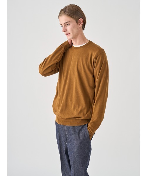 クルーネック長袖ニットプルオーバー（ニット/セーター）｜JOHN