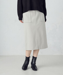 COMME CA ISM | フラノ調ジャージータイトスカート(スカート)